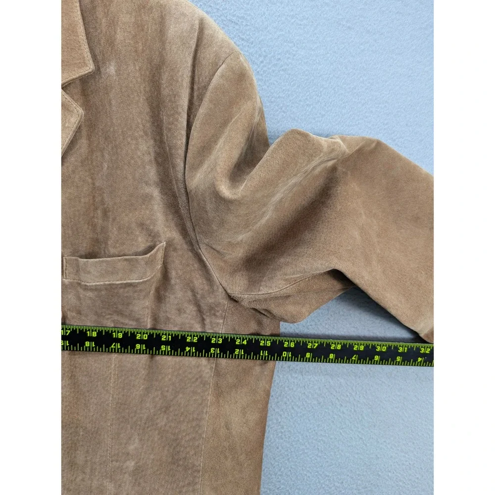 J. Ferrar‎ Men's Suede Leather Sport Coat Blazer Jacket Size XL Brown Western
